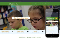Studies Plus An Education Category Flat Bootstrap Responsive Web Template