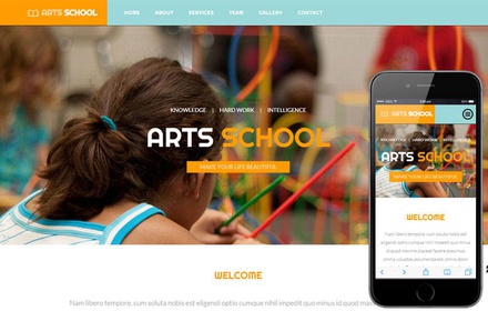 Arts School a Educational Category Flat Bootstrap Responsive web template