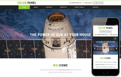 Solar Panel an Industrial Category Bootstrap Responsive Web Template