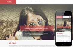 Model a Fashion Category Flat Bootstrap Responsive Web Template