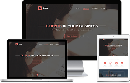Daisy a Corporate Portfolio Flat Bootstrap Responsive web template