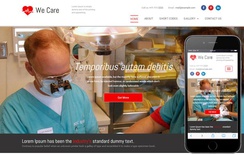 We Care a Medical Category Flat Bootstrap Responsive Web Template