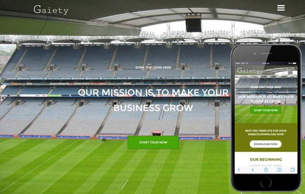 Gaiety a Sports Category Flat Bootstrap Responsive Web Template
