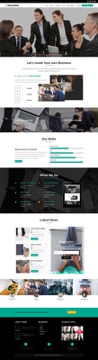 Treasurer a Corporate Category Bootstrap Responsive Web Template