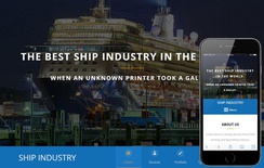 Ship Industry A Industrial Category Flat Bootstrap Responsive Web Template