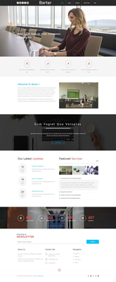 Barter a Corporate Category Flat Bootstrap Responsive Web Template