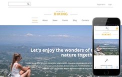 Hiking Sports Category Flat Bootstrap Responsive Web Template