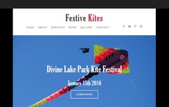Festive Kites a Newsletter Responsive Web Template