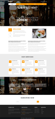 Global Food a Restaurants Category Bootstrap Responsive Web Template