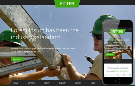Fitter a Industrial Category Flat Bootstrap Responsive Web Template