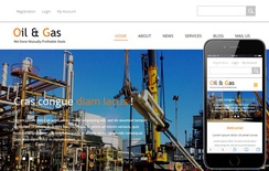 Oil and Gas a Industrial Category Flat Bootstrap Responsive Web Template