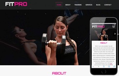 Fit Pro a Sports Category Flat Bootstrap Responsive Web Template
