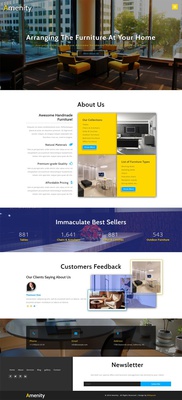 Amenity Interior Category Bootstrap Responsive Web Template