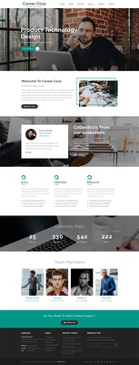 Career Corp Corporate Category Bootstrap Responsive Web Template