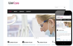 Welcare Hospital Mobile Website Template