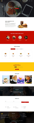 Humburger Restaurants Category Bootstrap Responsive Template