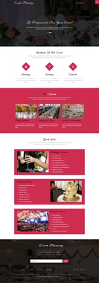 Events Planning a Wedding Category Bootstrap Responsive Web Template