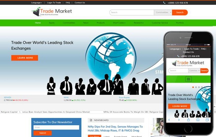 Trade Market a Corporate Business Bootstrap Responsive Web Template