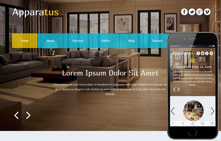 Apparatus a Interior Architects Multipurpose Flat Bootstrap Responsive Web Template