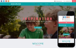 Discipline an Educational Category Bootstrap Responsive Web Template