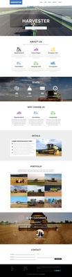 Harvester a Agriculture Category Flat Bootstrap Responsive Web Template