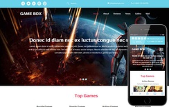 Game Box a Games Category Flat Bootstrap Responsive Web Template