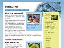 Buzzword Free CSS Template