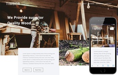 Timber Industrial Category Bootstrap Responsive Web Template