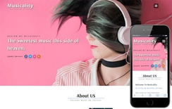 Musicality an Entertainment Category Bootstrap Responsive Web Template