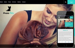 Happy Pets a Animal Category Flat Bootstrap Responsive Web Template