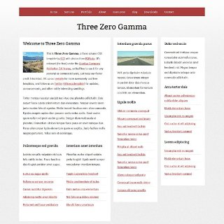 Three Zero Gamma:  | TEMPLATED