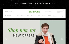Big Store Ecommerce UI Kit Bootstrap Responsive Web Template