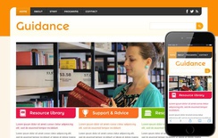 Guidance a Education Mobile Website Template