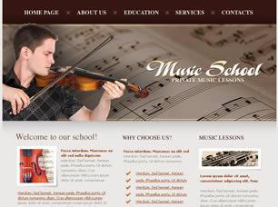 Music School Free CSS Template