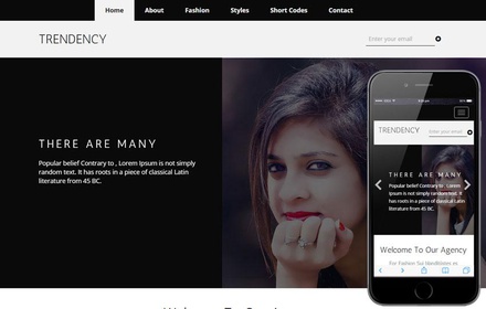 Trendency a Fashion Category Flat Bootstrap Responsive Web Template
