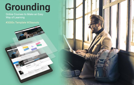 Grounding Education Category Bootstrap Responsive Web Template