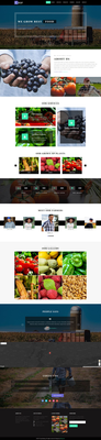 Crop Raising an Agriculture Category Bootstrap Responsive Web Template