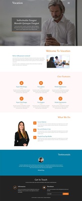 Vocation a Corporate Business  Category  Flat Bootstrap Responsive Web Template