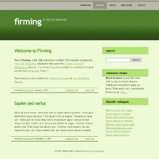 Firming:  | TEMPLATED