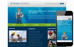Free Dream Builders Website and Mobile Website for construction companies