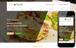 Hot Foods a Hotel Category Flat Bootstrap Responsive Web Template