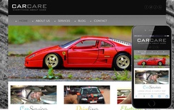 Car Care a Automobile Mobile Website Template