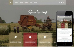 Gardening a Agriculture Category Flat Bootstrap Responsive Web Template