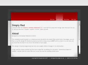 Simply Red Free CSS Template