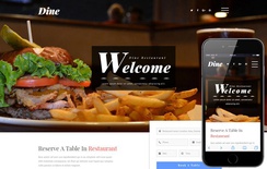 Dine a Restaurants Category Bootstrap Responsive Web Template