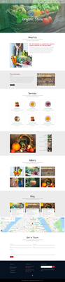 Organic Store – Agriculture Category Bootstrap Responsive web Template