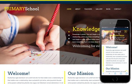 Primary School a Educational Category Flat Responsive web template