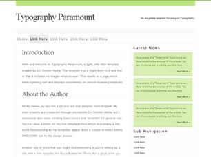 Typography Paramount Free CSS Template