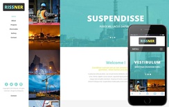 Rissner a Industrial Category Flat Bootstrap Responsive Web Template