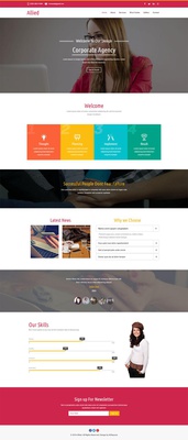Allied a corporate Category Flat Bootstrap Responsive  Web Template